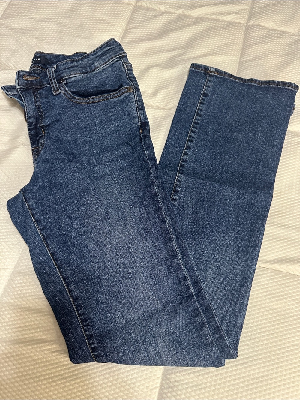 Women's Dark Blue Stretch Denim Jeans